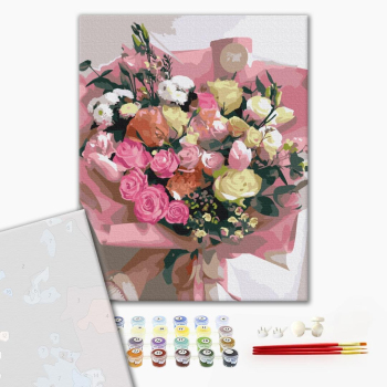 Картина по номерам Преміум картини - Букет для найдорожчої