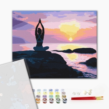 Картина по номерам Преміум картини - Ранкова медитація