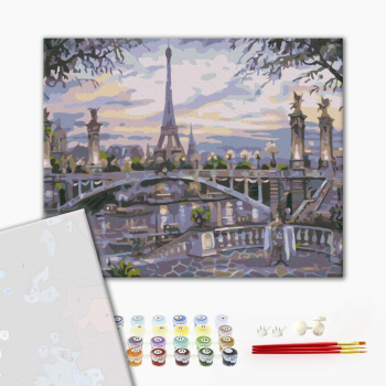 Картина по номерам Преміум картини - Туман в Парижі