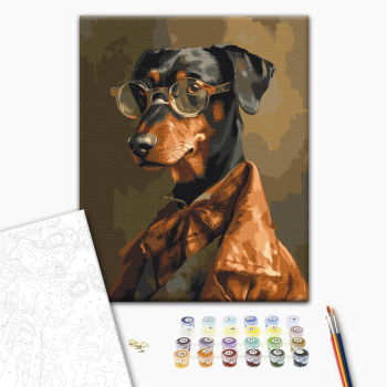 Картина по номерам Тварини, птахи та риби - Чотирилапий джентельмен