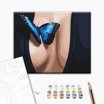 Картина по номерам Люди на картинах - Синій Трепіт