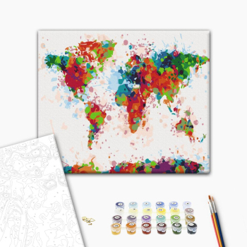 Красочная карта