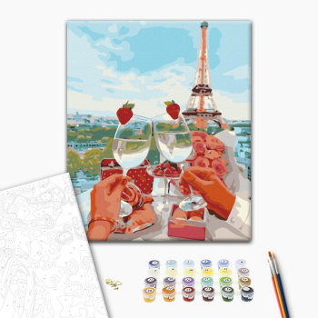 Картина по номерам Города - Ігристий Париж