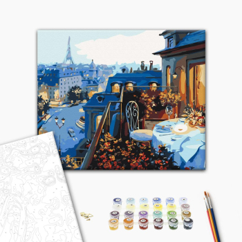 Картина по номерам Города - Краєвид на Париж