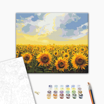 Поле подсолнухов