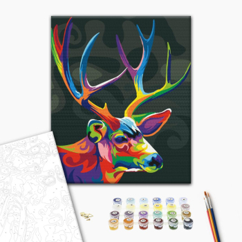 Красочный олень