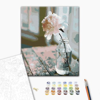 Картина по номерам Квіти - Витончений піон