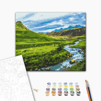 Картина по номерам Пейзажі - Альпійський луг