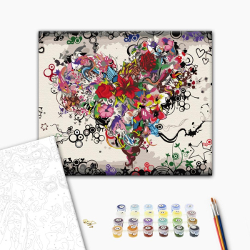 Картина по номерам Романтика - Кохання в деталях