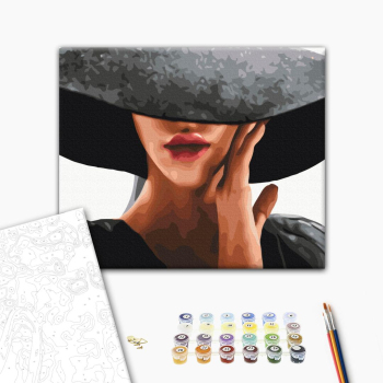 Картина по номерам Люди на картинах - Дама з секретом