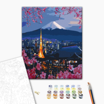 Картина по номерам Города - Подорож по Японії