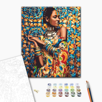 Картина по номерам Люди на картинах - Принцесса Зимбабве