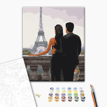 Картина по номерам Романтика - Бажаний Париж