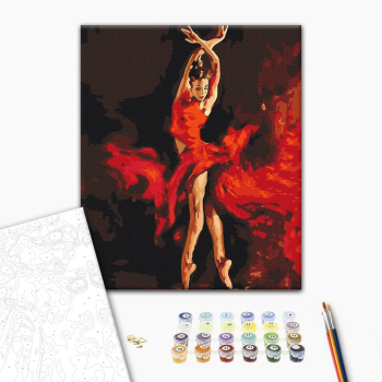 Картина по номерам Люди на картинах - In dance