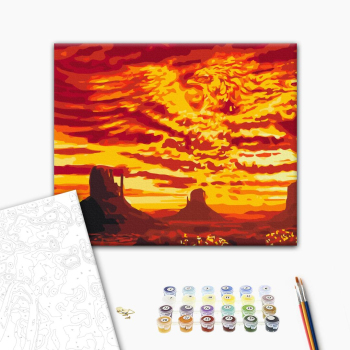 Картина по номерам Пейзажі - Фенікс в пустелі