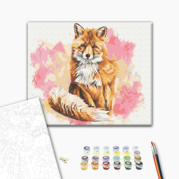 Картина по номерам Тварини, птахи та риби - Лисиця красуня