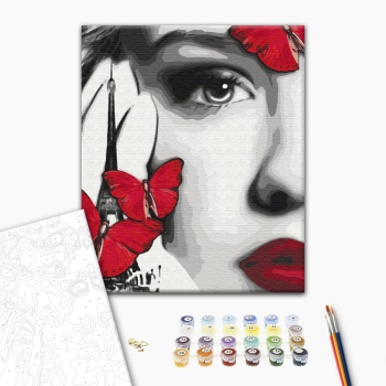 Картина по номерам Люди на картинах - Глибокий погляд