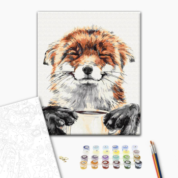 Довольна лисичка