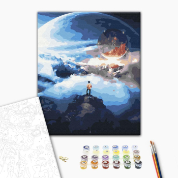 Картина по номерам Космос - Космічний мандрівник