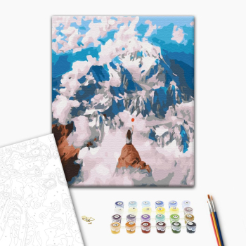 Картина по номерам Пейзажі - На вершині світу