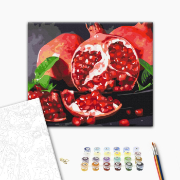 Картина по номерам Натюрморти - Смачний гранат