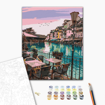 Картина по номерам Города - Вечір в Анталії