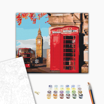 Картина по номерам Города - Лондонський закуток