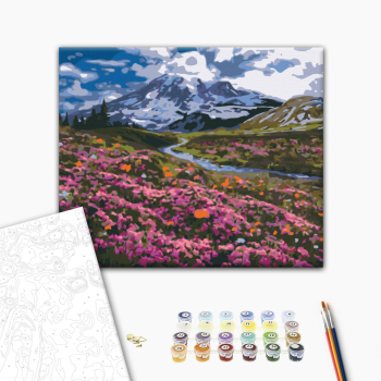 Картина по номерам Пейзажі - Альпійський луг