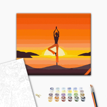 Картина по номерам Люди на картинах - Асана. Йога