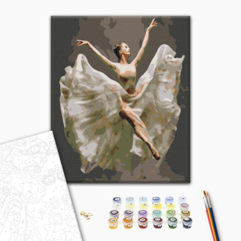Картина по номерам Люди на картинах - Балерина в польоті