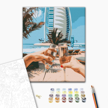 Картина по номерам Авторські колекції - Дубай на двох