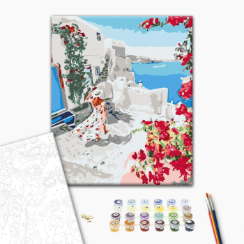 Картина по номерам Авторські колекції - Квітуча Греція