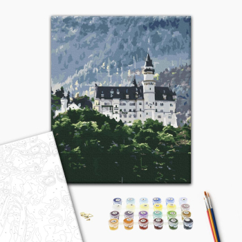 Картина по номерам Города - View of Neuschwanstein