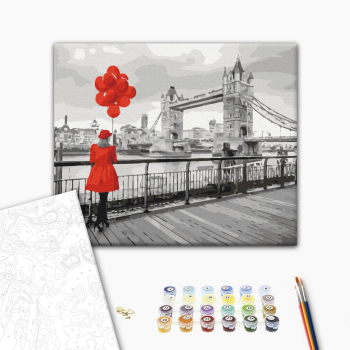 Картина по номерам Люди на картинах - Лондонська ледi