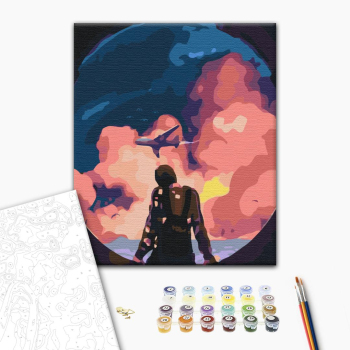 Картина по номерам Космос - Мрії про політ