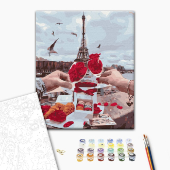 Картина по номерам Романтика - Пикник в Париже