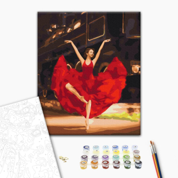 Картина по номерам Люди на картинах - Пристрасна балерина