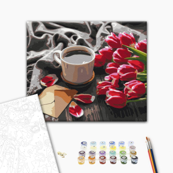 Тюльпаны к кофе