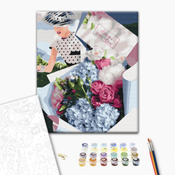 Букет для ретро леди