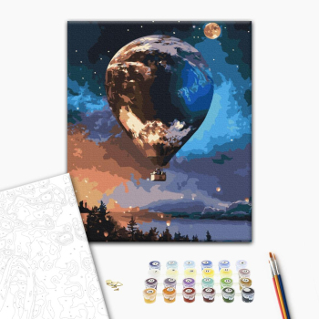 Картина по номерам Пейзажі - Звездный шар