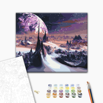 Картина по номерам Космос - Космічні пейзажі