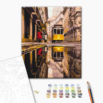Картина по номерам Города - Міський трамвай