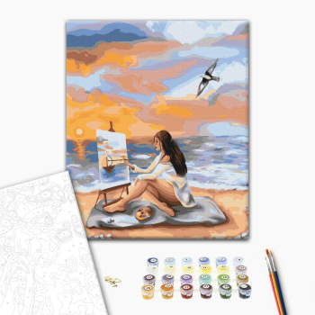 Картина по номерам Люди на картинах - Море натхнення