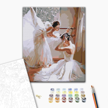 Картина по номерам Люди на картинах - Воздушные балерины