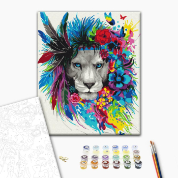 Картина по номерам Тварини, птахи та риби - Зоркий глаз