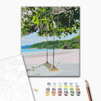 Картина по номерам Пейзажі - Райський куточок