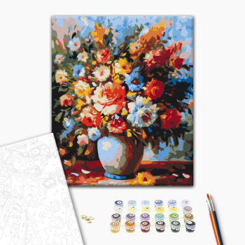 Роскошный букет в вазе