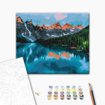 Картина по номерам Пейзажі - Скелясті гори Канади