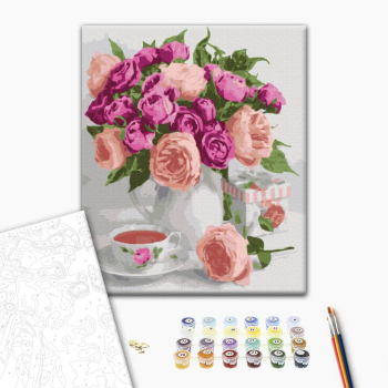 Картина по номерам Натюрморти - Фиолетовый натюрморт