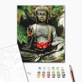 Картина по номерам Східна тематика - Баллійський Будда